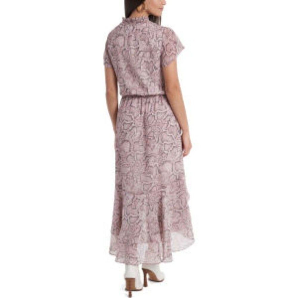 1.State Womens Snake Print Hi-Low Daytime Maxi Dress L - Picture 2 of 7